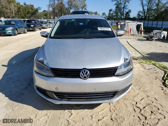 2011 Volkswagen Jetta Sedan SE w/Convenience with VIN 3VWDX7AJ8BM327238, listed as a Copart auction lot 48522375 with 203,285 mi miles and Salvage Title. Bid and sale history available at carsss.com. Image 5.