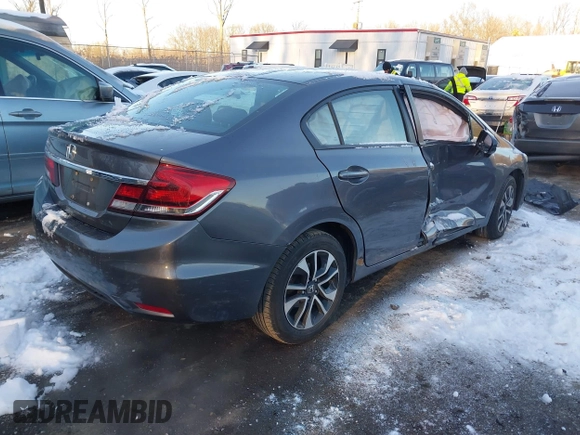 2014 Honda Civic Sedan EX with VIN 19XFB2F81EE207315, listed as a IAAI auction lot 41222886 with 145,484 mi miles. Bid and sale history available at carsss.com. Image 4.