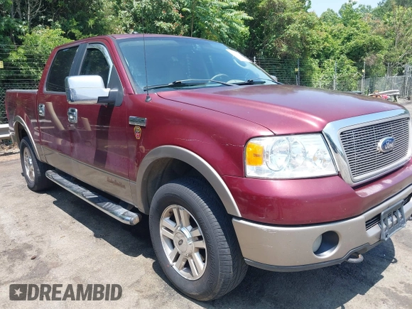 2006 Ford F-150 XLT with VIN 1FTPW14V66FB58907, listed as a IAAI auction lot 42443351 with 248,376 mi miles and . Bid and sale history available at DreamBid. Image 1.