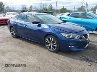 2016 Nissan Maxima SV z VIN 1N4AA6AP2GC384913, wystawiony jako IAAI lot #41722842 z przebiegiem 142 714 mil mil oraz . Historia ofert i sprzedaży dostępna na DreamBid. Obrazek 1.