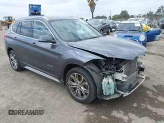 2016 BMW X1 xDrive28i with VIN WBXHT3Z36G4A49284, listed as a IAAI auction lot 41756034 with 51,685 mi miles. Bid and sale history available at carsss.com. Image 1.