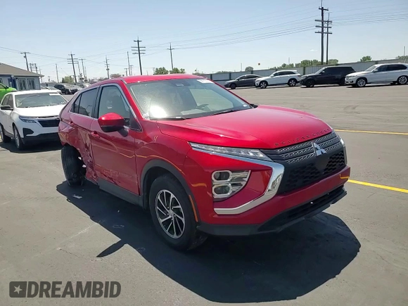 2024 Mitsubishi Eclipse Cross ES with VIN JA4ATUAA7RZ001708, listed as a Copart auction lot 58759225 with 19,379 mi miles and Salvage title. Bid and sale history available at DreamBid. Image 15.