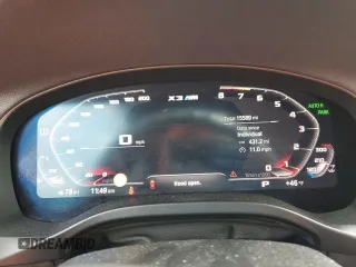 2023 BMW X3 M with VIN 5YM13EC02P9S08561, listed as a Copart auction lot 81371134 with 15,589 mi miles and Salvage Title. Bid and sale history available at carsss.com. Image 9.