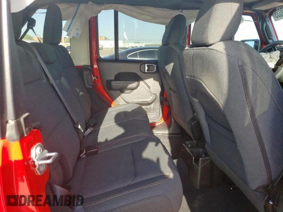 2024 Jeep Wrangler Sport S with VIN 1C4PJXDG3RW253142, listed as a Copart auction lot 52560035 with 2,667 mi miles and Salvage title. Bid and sale history available at DreamBid. Image 10.