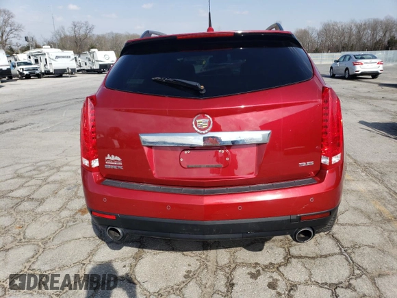 2012 Cadillac SRX Luxury Collection with VIN 3GYFNAE38CS553507, listed as a Copart auction lot 49073555 with 188,556 mi miles and Salvage Title. Bid and sale history available at carsss.com. Image 6.