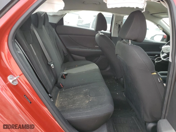 2021 Hyundai Elantra SEL with VIN 5NPLM4AGXMH000598, listed as a Copart auction lot 50592945 with 42,441 mi miles and Salvage Title. Bid and sale history available at carsss.com. Image 10.