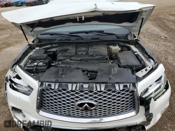 2019 Infiniti QX80 Luxe z VIN JN8AZ2NEXK9235292, wystawiony jako Copart lot #55611985 z przebiegiem 61 988 mil mil oraz Szkoda całkowita • Salvage title. Historia ofert i sprzedaży dostępna na DreamBid. Obrazek 12.