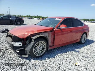 2015 BMW 3 Series 328i with VIN WBA3A5G59FNS88456, listed as a Copart auction lot 52586925 with 83,771 mi miles and Salvage Title. Bid and sale history available at DreamBid. Image 1.