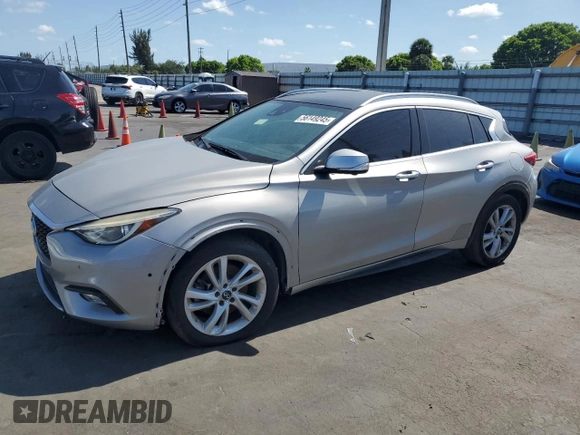 2017 Infiniti QX30 Sport z VIN SJKCH5CP6HA022776, wystawiony jako Copart lot #56149245 z przebiegiem 66 461 mil mil oraz Tytuł czysty. Historia ofert i sprzedaży dostępna na DreamBid. Obrazek 1.