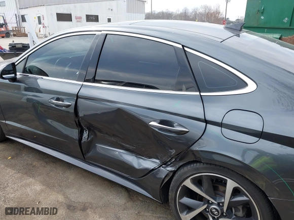 2023 Hyundai Sonata SEL Plus with VIN KMHL44J20PA255322, listed as a IAAI auction lot 41652445 with 31,672 mi miles. Bid and sale history available at carsss.com. Image 6.