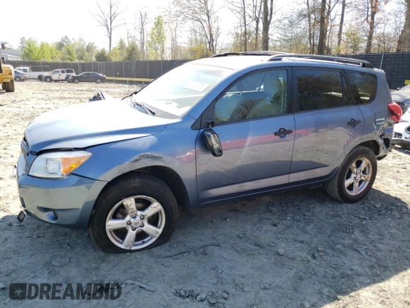 2008 Toyota RAV4 with VIN JTMBD33V186060481, listed as a Copart auction lot 52230785 with 166,013 mi miles and Salvage Title. Bid and sale history available at carsss.com. Image 1.