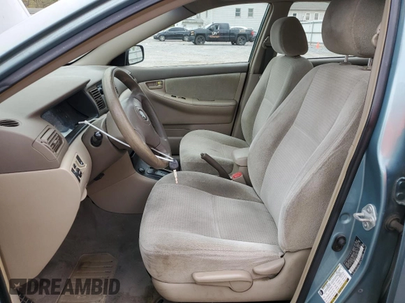 2006 Toyota Corolla CE с VIN 2T1BR32E76C685749, выставлен на аукционе Copart как лот 53939235 с пробегом 189 343 миль миль и Списание • Salvage title. История ставок и продаж доступна на DreamBid. Изображение 7.