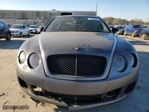 2006 Bentley Continental Flying Spur with VIN SCBBR53W26C036939, listed as a Copart auction lot 77526884 with 54,696 mi miles and Salvage Title. Bid and sale history available at carsss.com. Image 5.