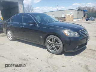 2006 Infiniti M45 Sport with VIN JNKBY01E16M203085, listed as a Copart auction lot 53916945 with 206,000 mi miles and Clean Title. Bid and sale history available at carsss.com. Image 4.