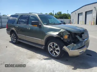 2003 Ford Expedition Eddie Bauer with VIN 1FMFU17L23LC45403, listed as a Copart auction lot 56716585 with 226,526 mi miles and Salvage title. Bid and sale history available at DreamBid. Image 4.