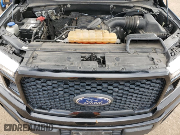 2018 Ford F-150 XL with VIN 1FTEW1E51JKE90789, listed as a Copart auction lot 51926975 with 83,707 mi miles and Salvage Title. Bid and sale history available at DreamBid. Image 11.