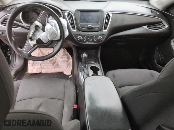 2017 Chevrolet Malibu LS with VIN 1G1ZB5ST5HF209614, listed as a Copart auction lot 42453395 with Not Provided miles and Salvage Title. Bid and sale history available at DreamBid. Image 8.