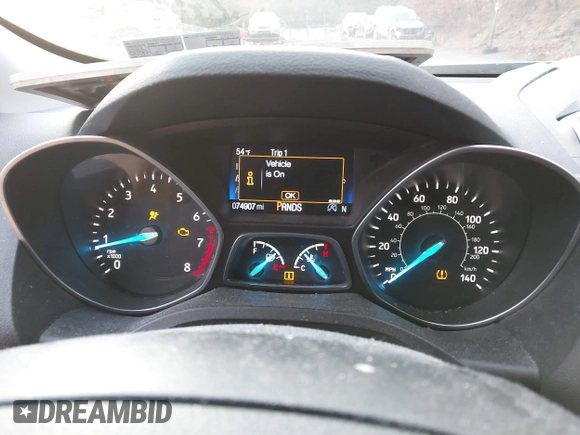 2018 Ford Escape SEL with VIN 1FMCU9HD6JUA58844, listed as a IAAI auction lot 40863795 with 74,907 mi miles. Bid and sale history available at carsss.com. Image 7.