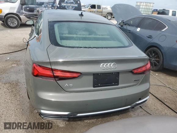 2023 Audi A5 Sportback S line Premium with VIN WAUDACF53PA032901, listed as a Copart auction lot 74428984 with Not provided miles and Non repairable. Bid and sale history available at DreamBid. Image 6.
