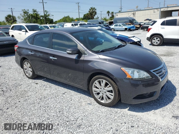 2013 Nissan Sentra SL with VIN 3N1AB7APXDL638058, listed as a Copart auction lot 50915975 with 112,715 mi miles and Salvage Title. Bid and sale history available at DreamBid. Image 4.