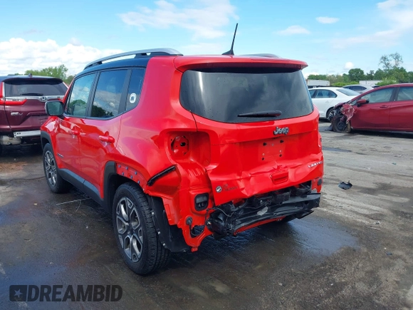 2018 Jeep Renegade Limited with VIN ZACCJADBXJPH12121, listed as a IAAI auction lot 42003114 with 53,126 mi miles and . Bid and sale history available at DreamBid. Image 3.