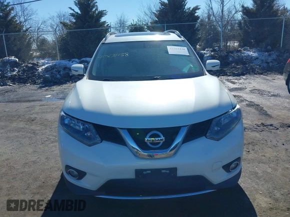 2016 Nissan Rogue SL with VIN 5N1AT2MV9GC773664, listed as a IAAI auction lot 41563438 with 57,264 mi miles and . Bid and sale history available at DreamBid. Image 12.