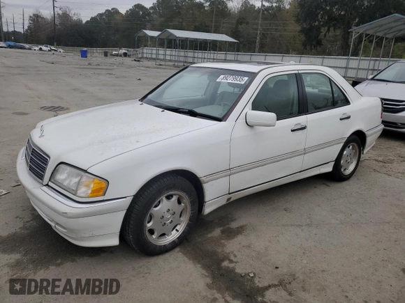 2000 Mercedes-Benz C 230 Kompressor with VIN WDBHA24G6YF928020, listed as a Copart auction lot 89279935 with Not Provided miles and Salvage Title. Bid and sale history available at carsss.com. Image 1.