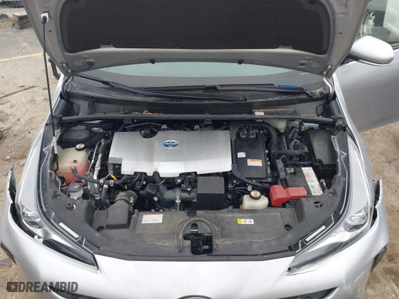 2019 Toyota Prius L Eco with VIN JTDKARFU4K3079789, listed as a IAAI auction lot 41897586 with 93,593 mi miles. Bid and sale history available at carsss.com. Image 10.