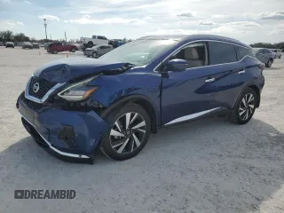 2022 Nissan Murano SL with VIN 5N1AZ2CJ1NC113032, listed as a Copart auction lot 42753345 with 36,868 mi miles and Non Repairable. Bid and sale history available at carsss.com. Image 1.