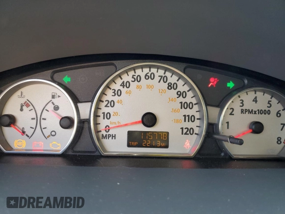 2006 Saturn ION with VIN 1G8AL55BX6Z124116, listed as a Copart auction lot 84898884 with 115,778 mi miles and Non Repairable. Bid and sale history available at DreamBid. Image 9.