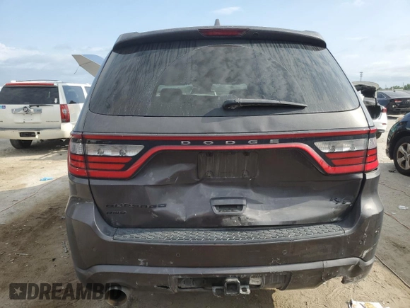 2016 Dodge Durango R/T with VIN 1C4SDJCT4GC467648, listed as a Copart auction lot 54738375 with 116,520 mi miles and Salvage Title. Bid and sale history available at DreamBid. Image 6.