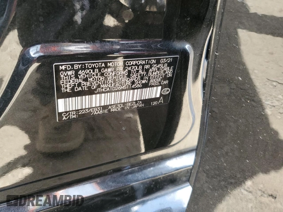 2021 Lexus IS 300 с VIN JTHCA1D26M5114586, выставлен на аукционе Copart как лот 56988035 с пробегом 41 197 миль миль и Списание • Salvage title. История ставок и продаж доступна на DreamBid. Изображение 12.
