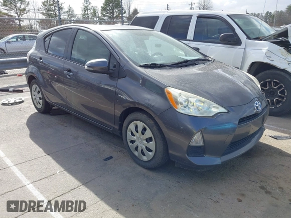 2013 Toyota Prius One with VIN JTDKDTB3XD1531535, listed as a IAAI auction lot 41723774 with 135,518 mi miles. Bid and sale history available at carsss.com. Image 1.