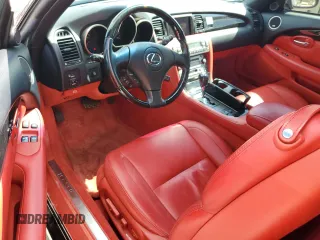 2005 Lexus SC 430 with VIN JTHFN48Y350061412, listed as a Copart auction lot 77746784 with 33,778 mi miles and Non Repairable. Bid and sale history available at DreamBid. Image 8.