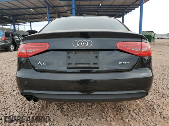2013 Audi A4 Premium with VIN WAUAFAFL4DN039268, listed as a Copart auction lot 58780675 with 152,802 mi miles and Salvage title. Bid and sale history available at DreamBid. Image 6.