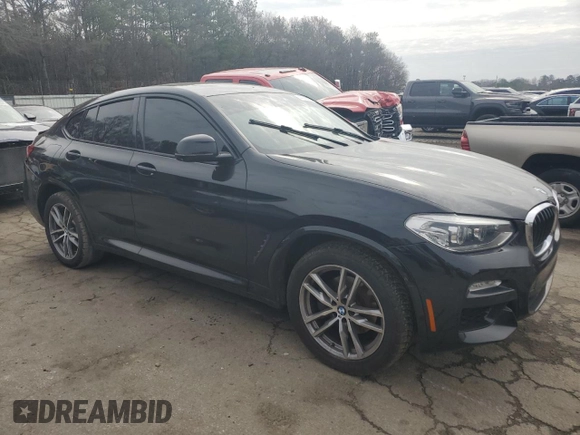 2019 BMW X4 xDrive30i with VIN 5UXUJ3C58KLA58545, listed as a Copart auction lot 44368065 with 0 mi miles and Non Repairable. Bid and sale history available at carsss.com. Image 4.