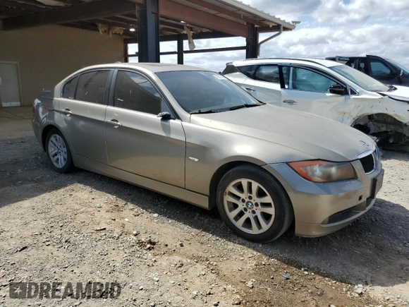 2007 BMW 3 Series 328i with VIN WBAVC53597FZ79670, listed as a Copart auction lot 49601405 with 179,977 mi miles and Clean Title. Bid and sale history available at carsss.com. Image 6.