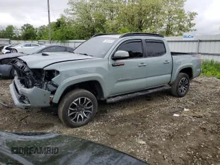 2023 Toyota Tacoma SR z VIN 3TYCZ5AN3PT130117, wystawiony jako Copart lot #56026845 z przebiegiem 46 171 mil mil oraz Szkoda całkowita • Salvage title. Historia ofert i sprzedaży dostępna na DreamBid. Obrazek 1.