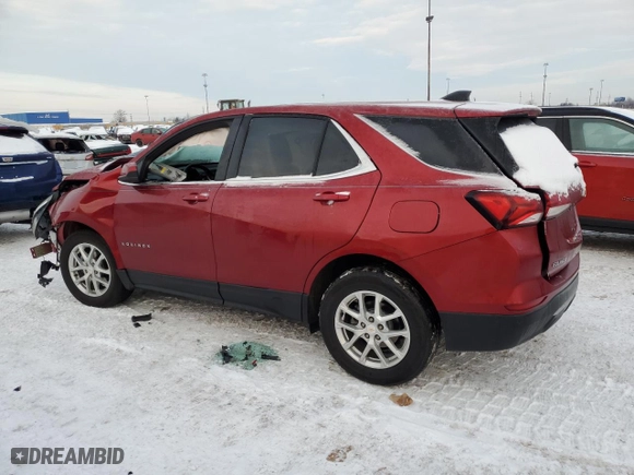 2024 Chevrolet Equinox LT with VIN 3GNAXKEG5RS107639, listed as a Copart auction lot 89045645 with 11,251 mi miles and Non Repairable. Bid and sale history available at carsss.com. Image 2.