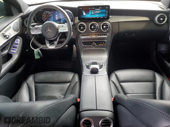 2019 Mercedes-Benz C 300 with VIN 55SWF8DB8KU283303, listed as a Copart auction lot 52826415 with 50,871 mi miles and Salvage Title. Bid and sale history available at DreamBid. Image 8.
