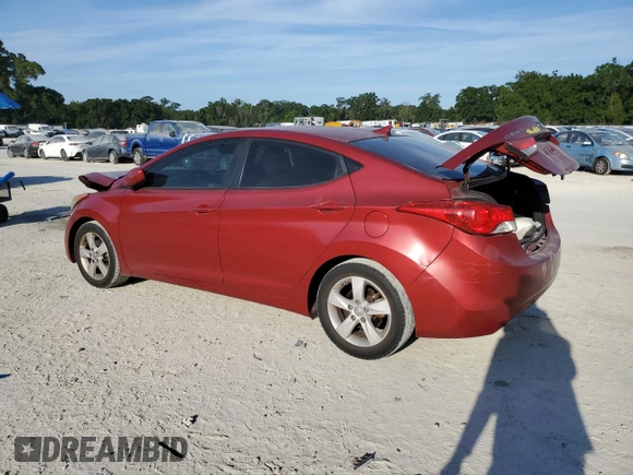 2012 Hyundai Elantra GLS z VIN KMHDH4AE6CU468500, wystawiony jako Copart lot #58522235 z przebiegiem 144 226 mil mil oraz Szkoda całkowita • Salvage title. Historia ofert i sprzedaży dostępna na DreamBid. Obrazek 2.