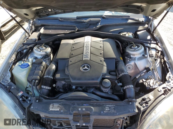 2003 Mercedes-Benz S-Class 5.0L with VIN WDBNG75J13A322171, listed as a Copart auction lot 82007044 with 119,862 mi miles and Clean Title. Bid and sale history available at carsss.com. Image 11.