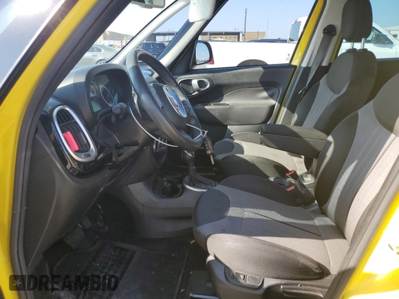 2016 FIAT 500L Trekking with VIN ZFBCFADH8GZ037582, listed as a Copart auction lot 78448494 with 107,744 mi miles and Salvage Title. Bid and sale history available at carsss.com. Image 7.