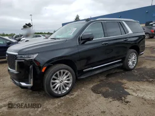 2024 Cadillac Escalade 4WD Premium Luxury with VIN 1GYS4BKL2RR336350, listed as a Copart auction lot 58405505 with 2,212 mi miles and Salvage title. Bid and sale history available at DreamBid. Image 1.