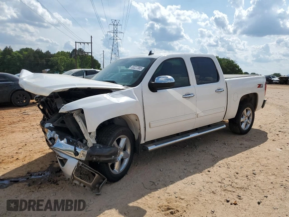 2013 Chevrolet Silverado 1500 LT with VIN 3GCPKSE72DG281861, listed as a Copart auction lot 55227385 with 253,170 mi miles and Salvage Title. Bid and sale history available at DreamBid. Image 1.