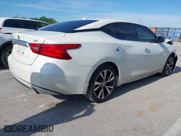 2017 Nissan Maxima SV with VIN 1N4AA6AP3HC389930, listed as a IAAI auction lot 42343554 with 128,926 mi miles and . Bid and sale history available at DreamBid. Image 4.