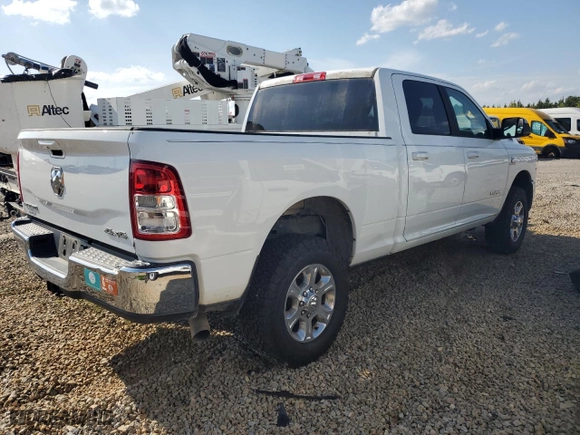 2020 Ram 2500 Big Horn with VIN 3C6UR5DL4LG123722, listed as a Copart auction lot 51276785 with 0 mi miles and Salvage Title. Bid and sale history available at carsss.com. Image 3.