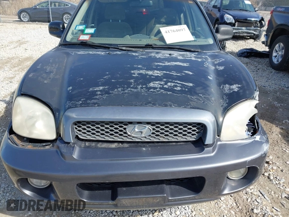 2004 Hyundai Santa Fe GLS with VIN KM8SC13E64U742880, listed as a IAAI auction lot 41764097 with 126,559 mi miles. Bid and sale history available at carsss.com. Image 15.