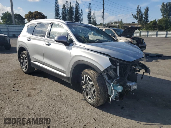2023 Hyundai Santa Fe Limited with VIN 5NMS44AL3PH486987, listed as a Copart auction lot 44947624 with 0 mi miles and Non Repairable. Bid and sale history available at carsss.com. Image 4.