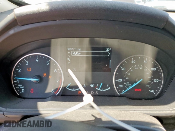 2018 Ford EcoSport SE with VIN MAJ3P1TE4JC161186, listed as a Copart auction lot 59044455 with 36,077 mi miles and Salvage title. Bid and sale history available at DreamBid. Image 9.